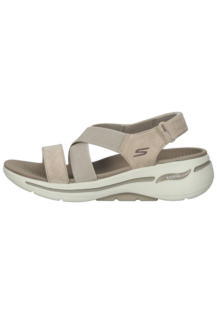 Skechers Sandalen Textil Grau - surf4shoes