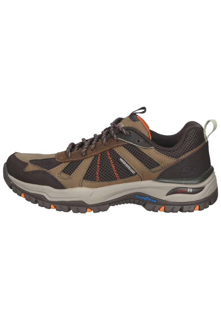 Skechers Wanderschuhe Leder Braun - surf4shoes