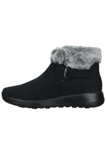 Skechers Stiefelette Veloursleder Schwarz Warmfutter - surf4shoes