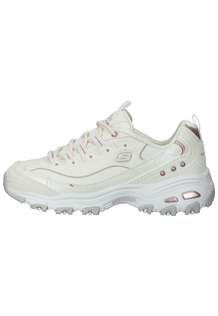 Skechers Sneaker Lederimitat Weiß - surf4shoes