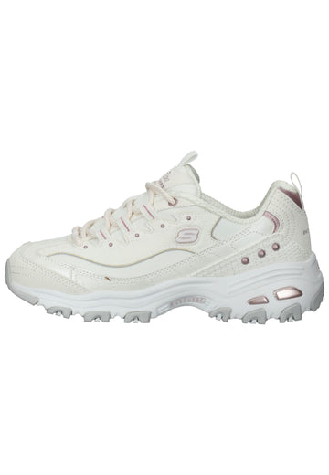 Skechers Sneaker Lederimitat Weiß - surf4shoes