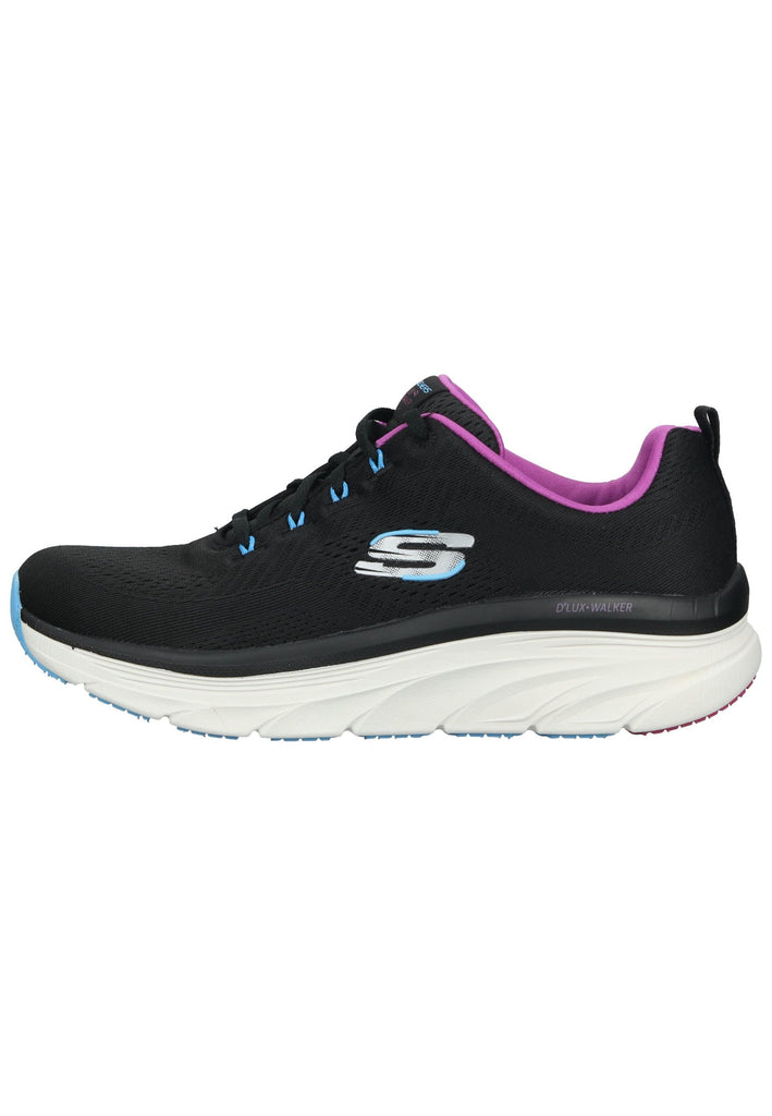 Skechers Sneaker Textil Schwarz/Pink - surf4shoes