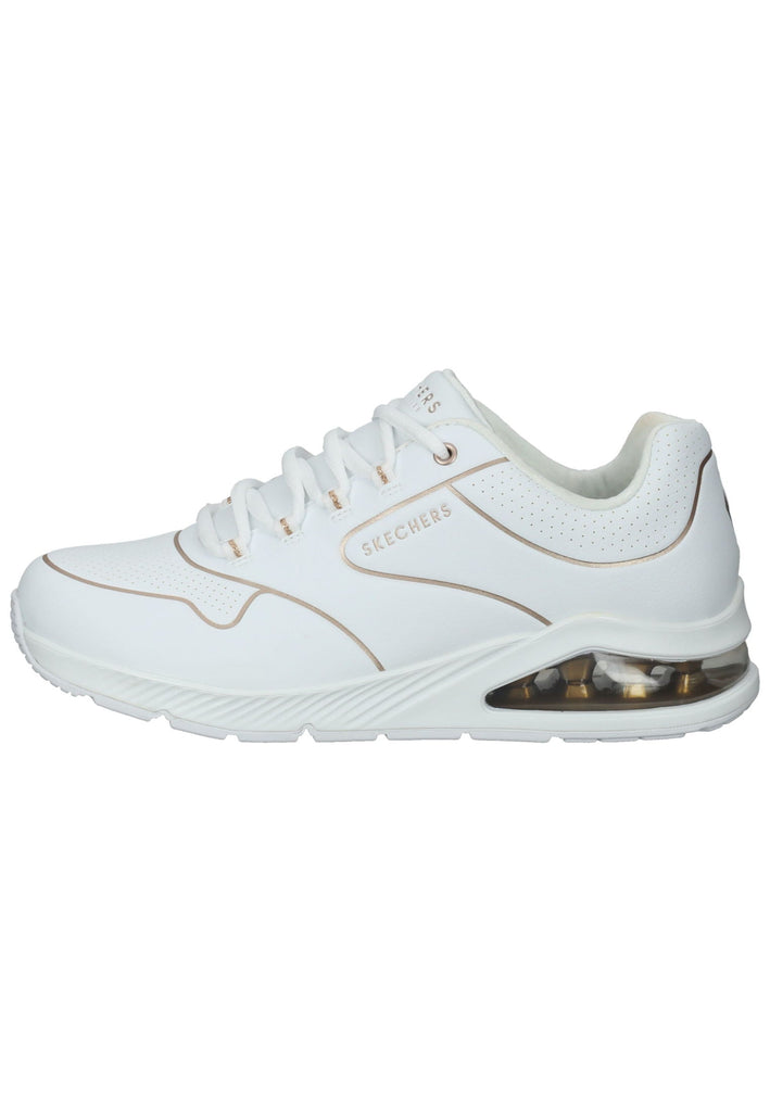 Skechers Sneaker Lederimitat Weiß - surf4shoes