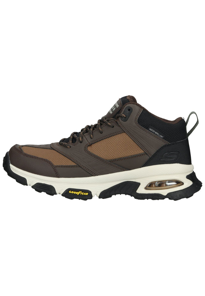 Skechers Sneaker Leder/Textil Braun - surf4shoes