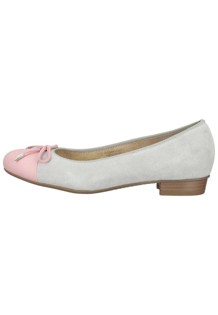 ara Ballerinas Lederimitat Rosa/Grau - surf4shoes