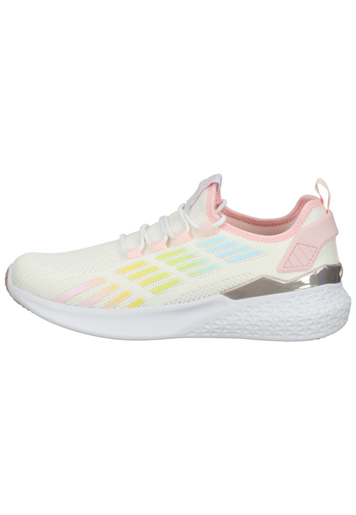 ara Sneaker Lederimitat Weiß/Rosa - surf4shoes