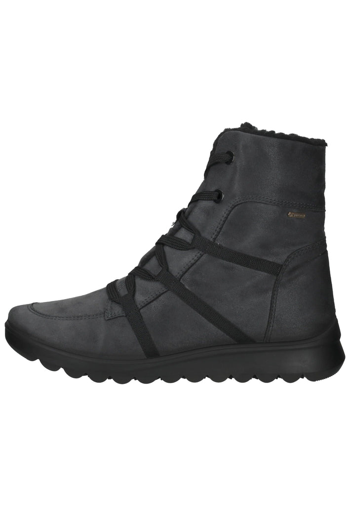 ara Stiefelette Leder Graphit Warmfutter - surf4shoes
