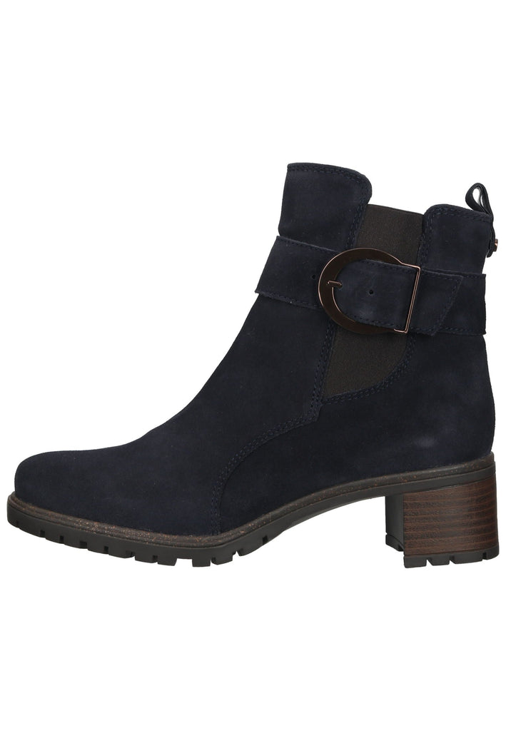 ara Stiefelette Veloursleder/Textil Blau - surf4shoes
