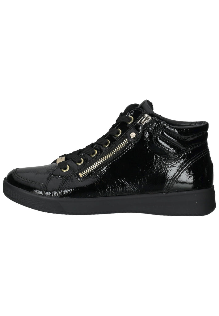 ara Sneaker Leder Schwarz Lack - surf4shoes