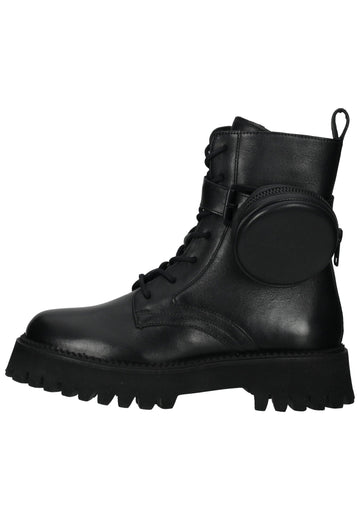 ara Stiefelette Lederimitat Schwarz - surf4shoes