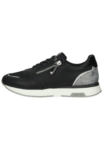 Mustang Sneaker Lederimitat Schwarz - surf4shoes