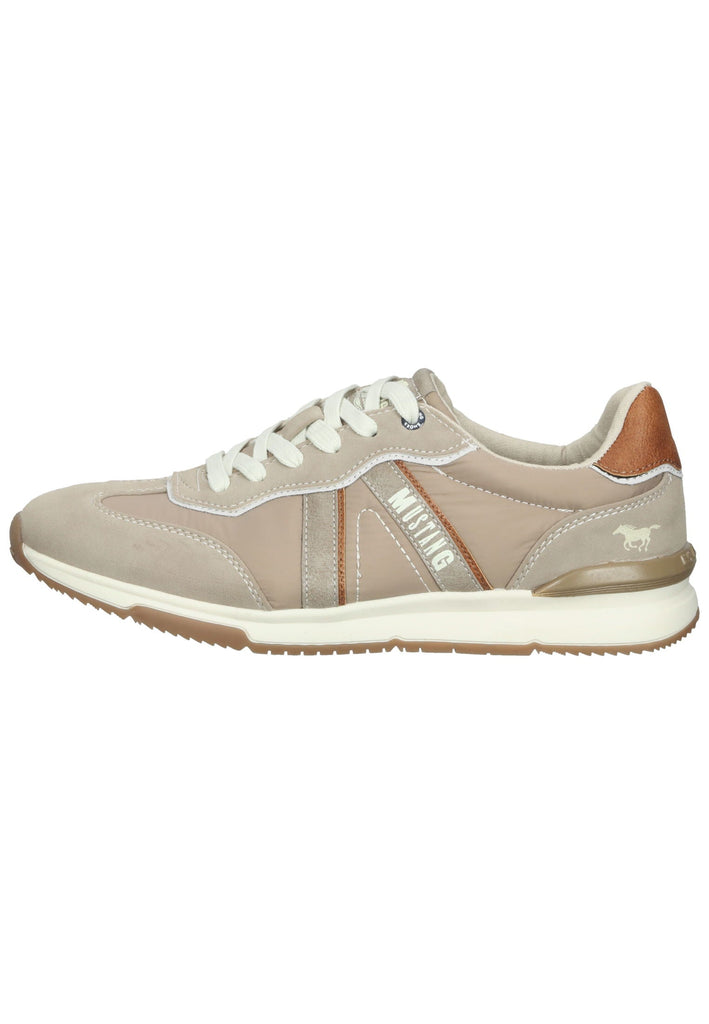 Mustang Sneaker Lederimitat/Nylon Beige - surf4shoes