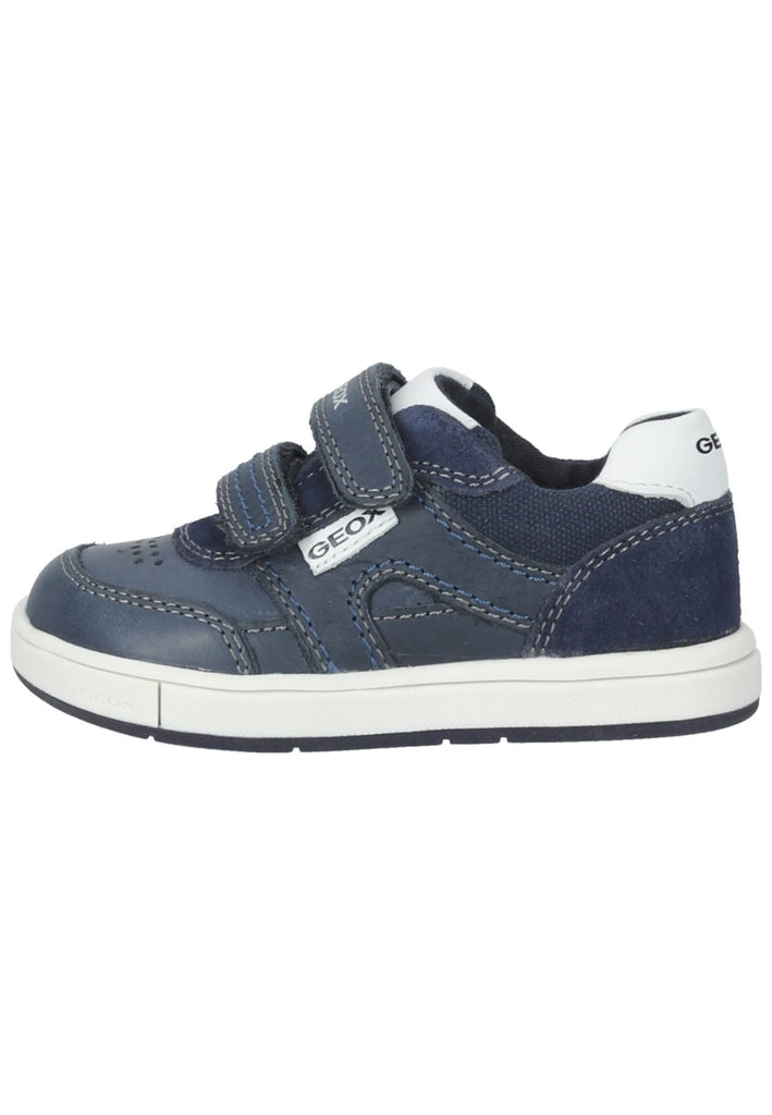 Geox Sneaker Leder/Textil Navy/Weiß - surf4shoes