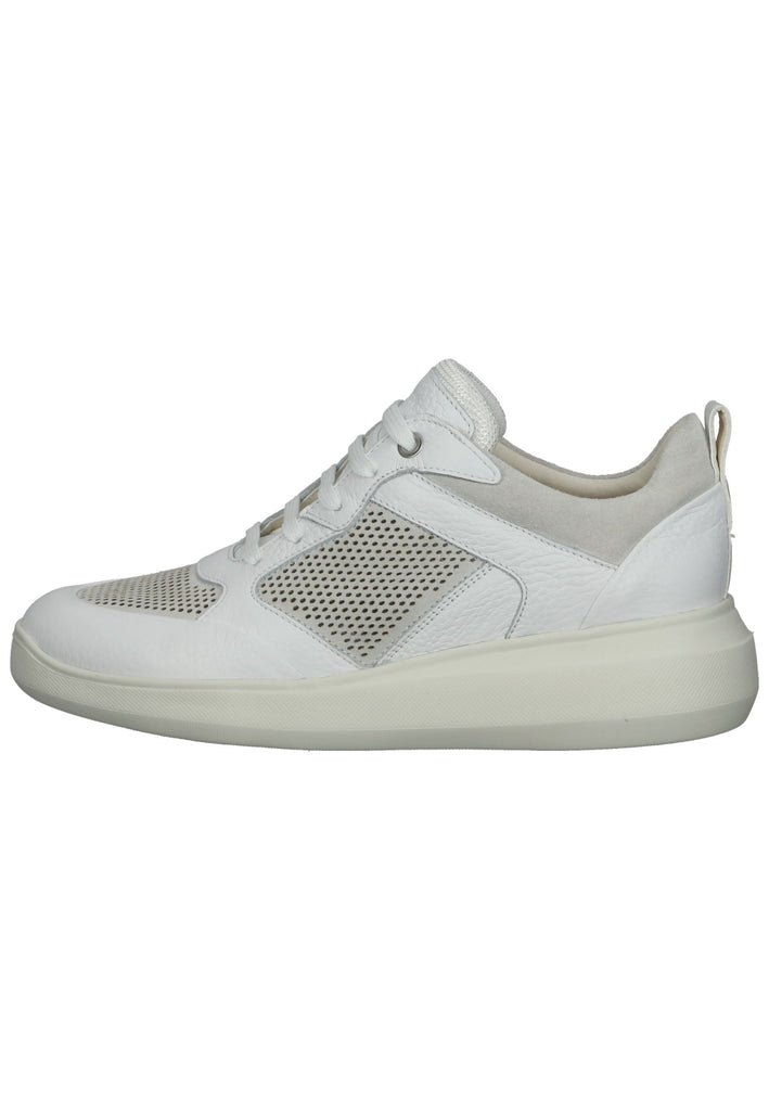 Geox Sneaker Leder/Synthetik Weiß - surf4shoes