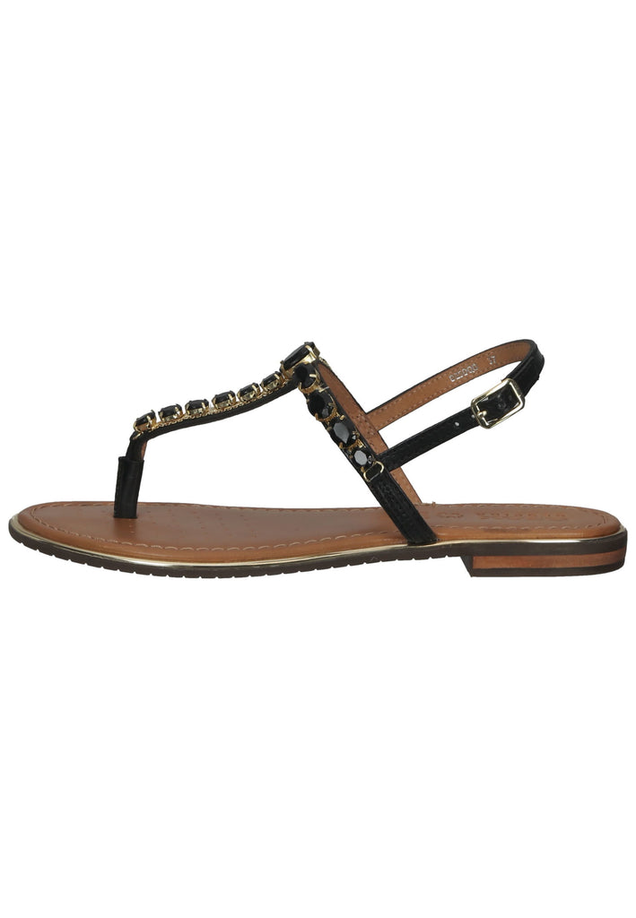 Geox Sandalen Leder Schwarz - surf4shoes
