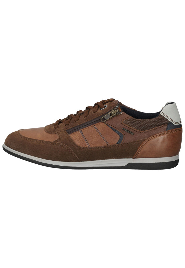 Geox Sneaker Leder/Synthetik Braun - surf4shoes