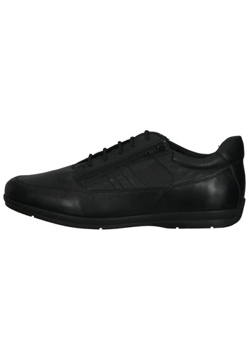 Geox Sneaker Leder Schwarz - surf4shoes
