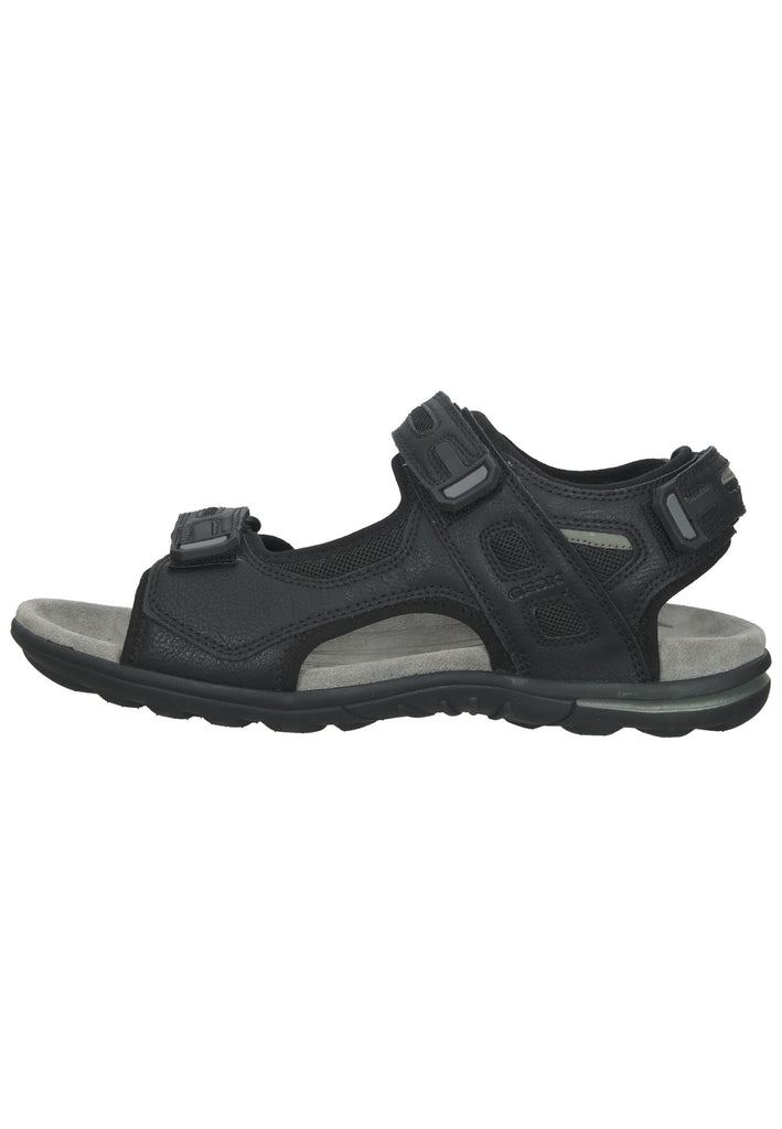 Geox Sandalen Lederimitat/Textil Schwarz - surf4shoes