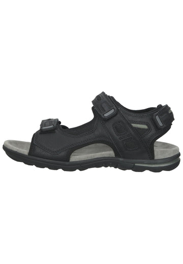 Geox Sandalen Lederimitat/Textil Schwarz - surf4shoes