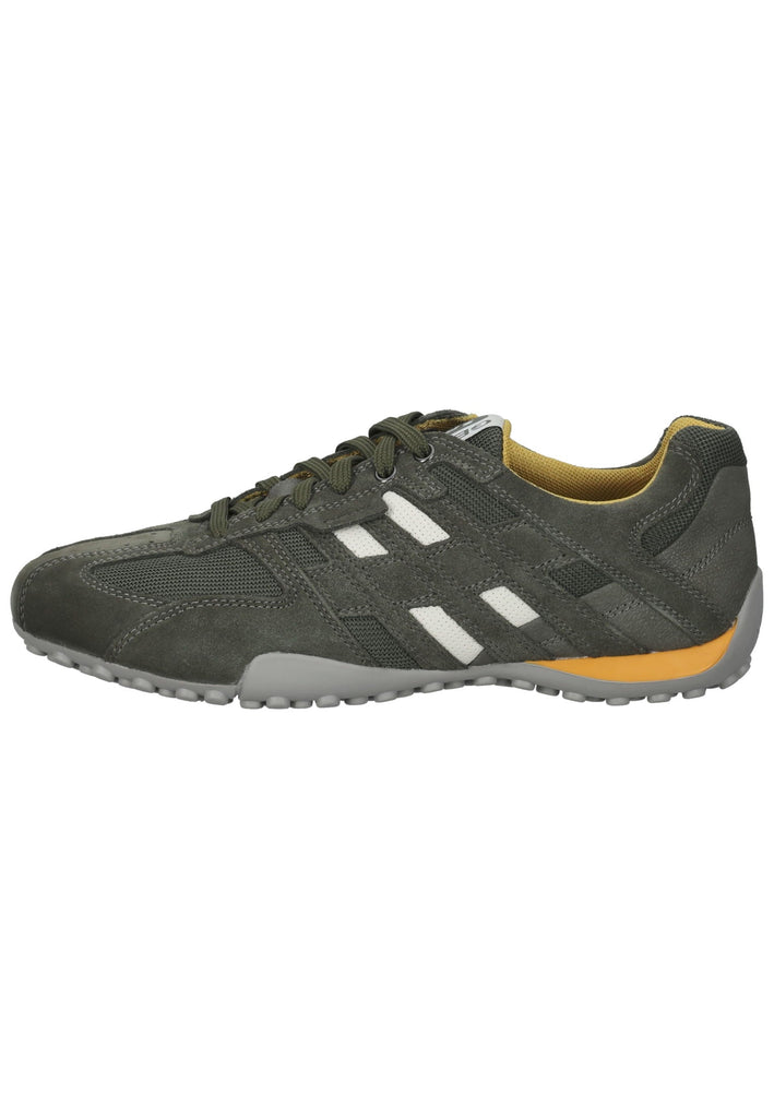 Geox Sneaker Leder/Textil Oliv - surf4shoes