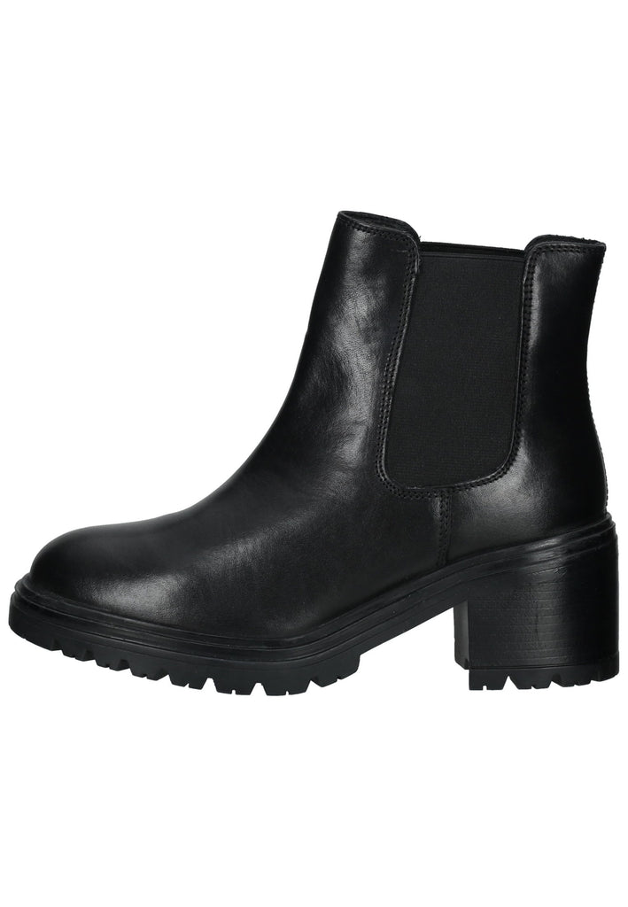 Geox Stiefelette Leder/Textil Schwarz Warmfutter - surf4shoes