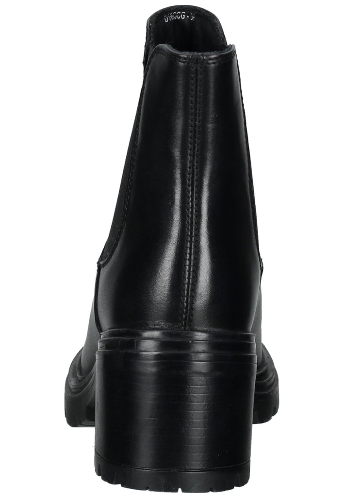 Geox Stiefelette Leder/Textil Schwarz Warmfutter - surf4shoes