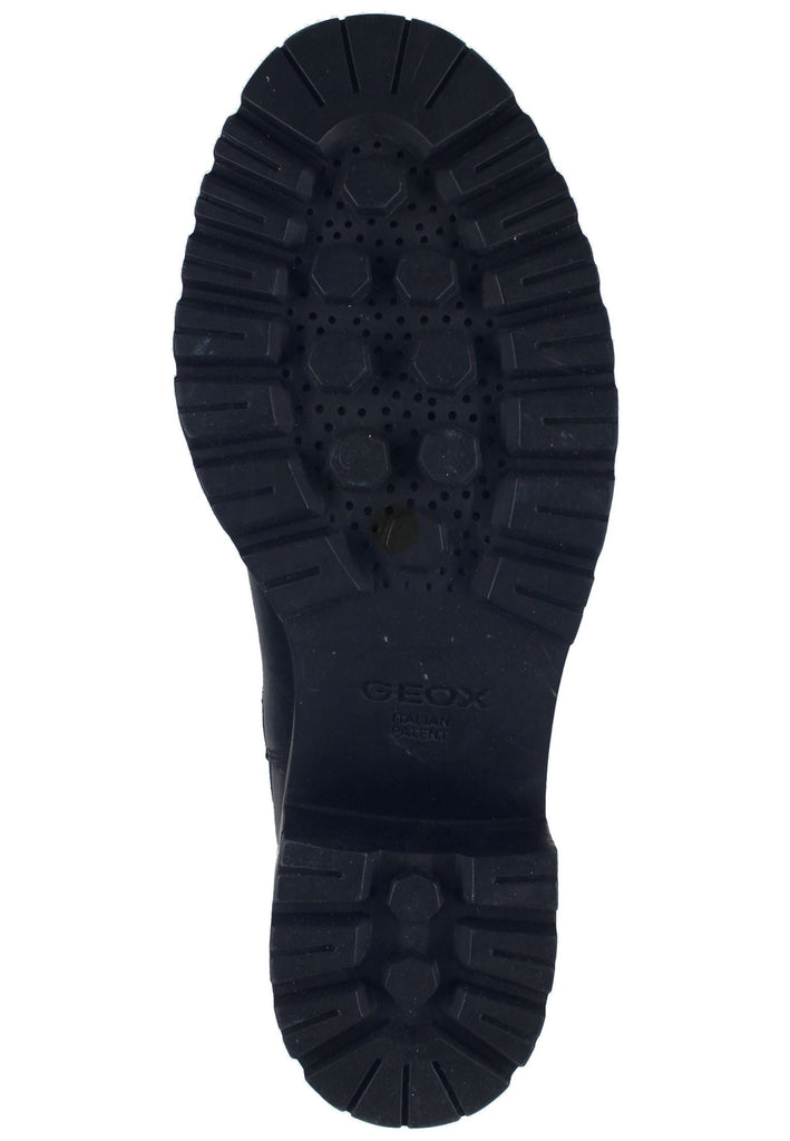 Geox Stiefelette Leder/Textil Schwarz Warmfutter - surf4shoes