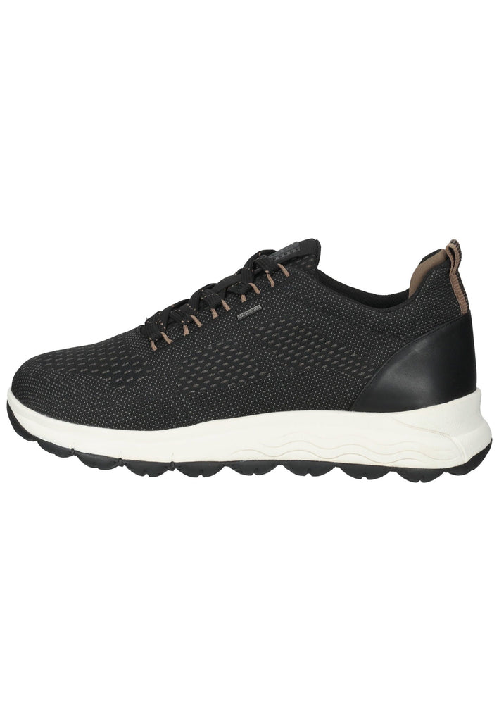 Geox Sneaker Leder/Textil Schwarz/Beige - surf4shoes