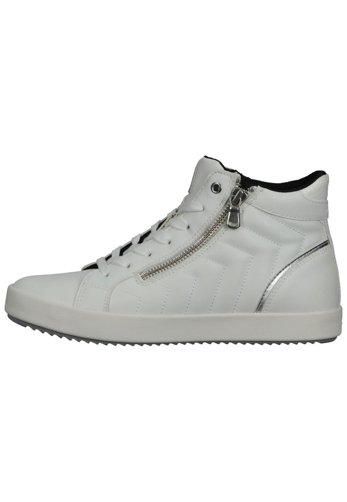 Geox Sneaker Lederimitat Weiß - surf4shoes