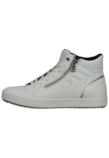 Geox Sneaker Lederimitat Weiß - surf4shoes