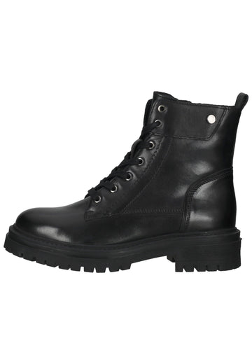 Geox Stiefelette Nappaleder Schwarz Warmfutter - surf4shoes
