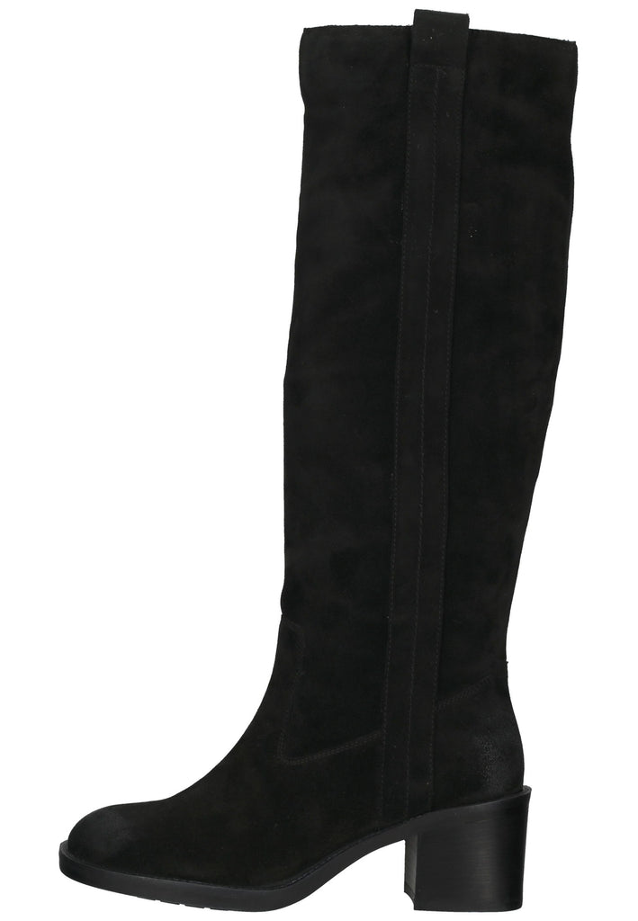 Geox Stiefel Veloursleder Schwarz - surf4shoes
