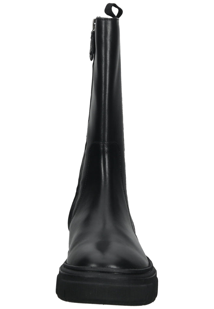 Geox Stiefelette Leder/Textil Schwarz - surf4shoes