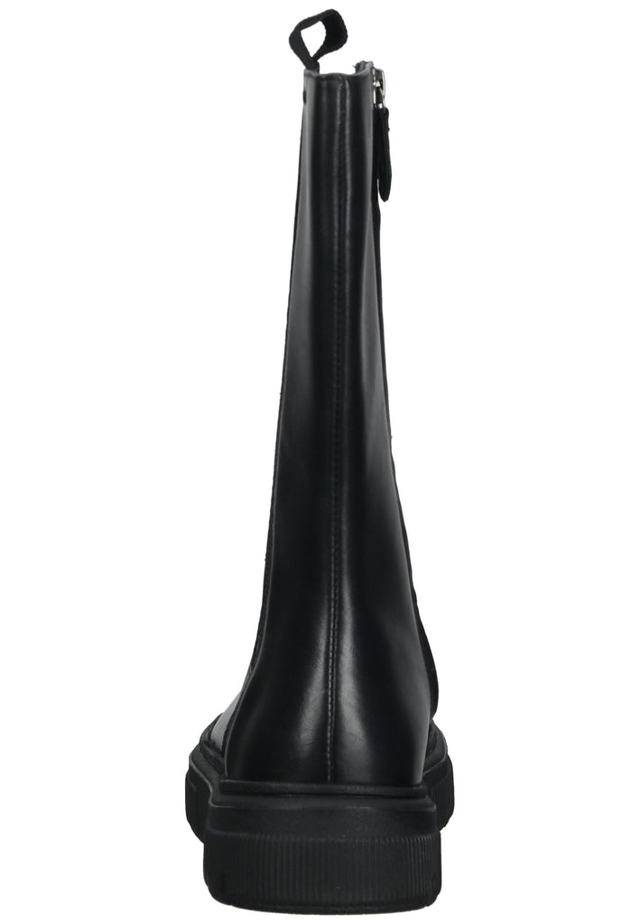 Geox Stiefelette Leder/Textil Schwarz - surf4shoes