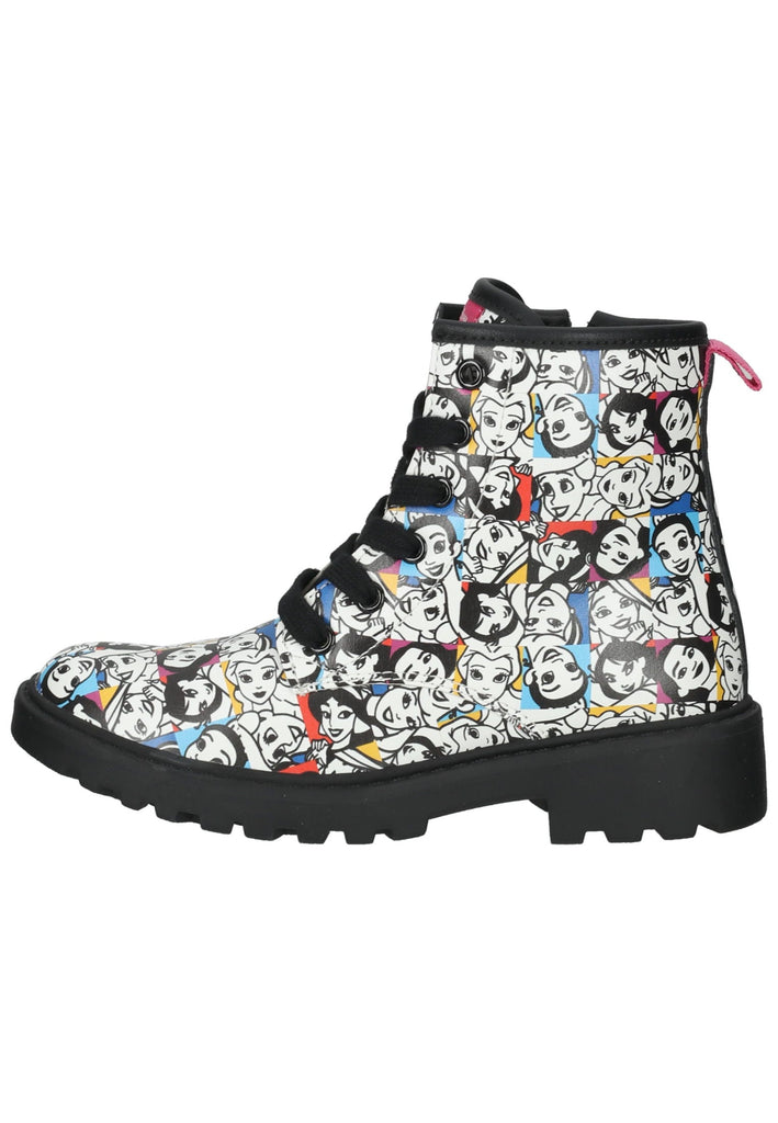 Geox Stiefelette Lederimitat Weiß Kombi - surf4shoes