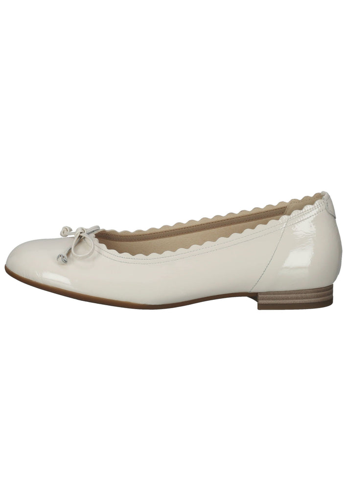 Gabor Ballerinas Leder Hellbeige - surf4shoes