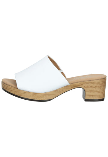 Gabor Pantoletten Nappaleder Weiß - surf4shoes