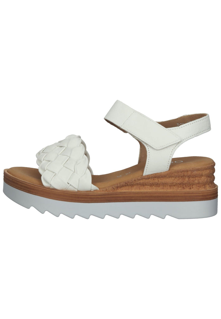 Gabor Sandalen Nappaleder Weiß - surf4shoes