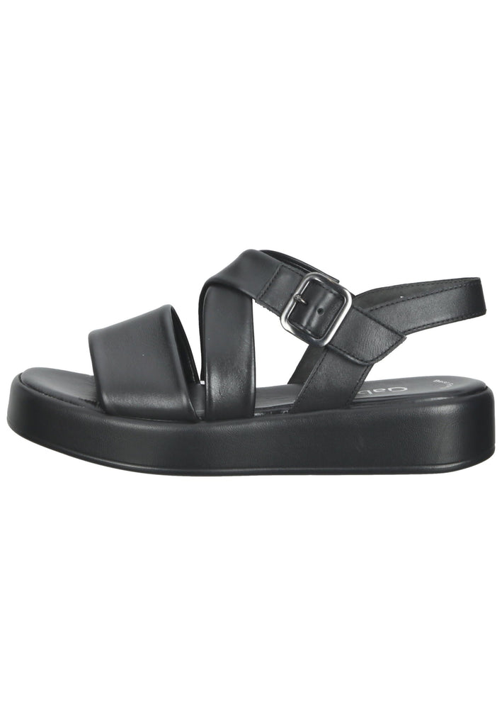 Gabor Sandalen Nappaleder Schwarz - surf4shoes