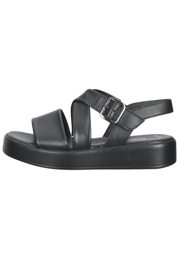 Gabor Sandalen Nappaleder Schwarz - surf4shoes