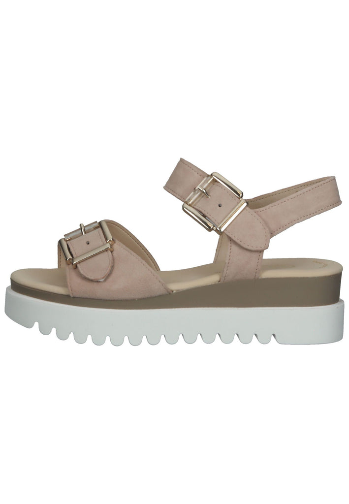 Gabor Sandalen Leder Beige - surf4shoes