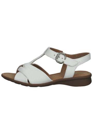 Gabor Sandalen Leder Weiß - surf4shoes
