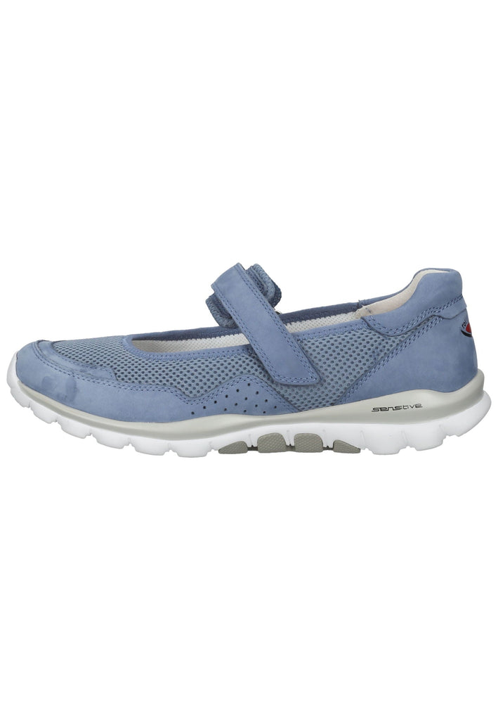 Gabor Ballerinas Nubukleder Blau - surf4shoes