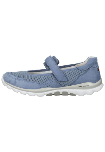 Gabor Ballerinas Nubukleder Blau - surf4shoes