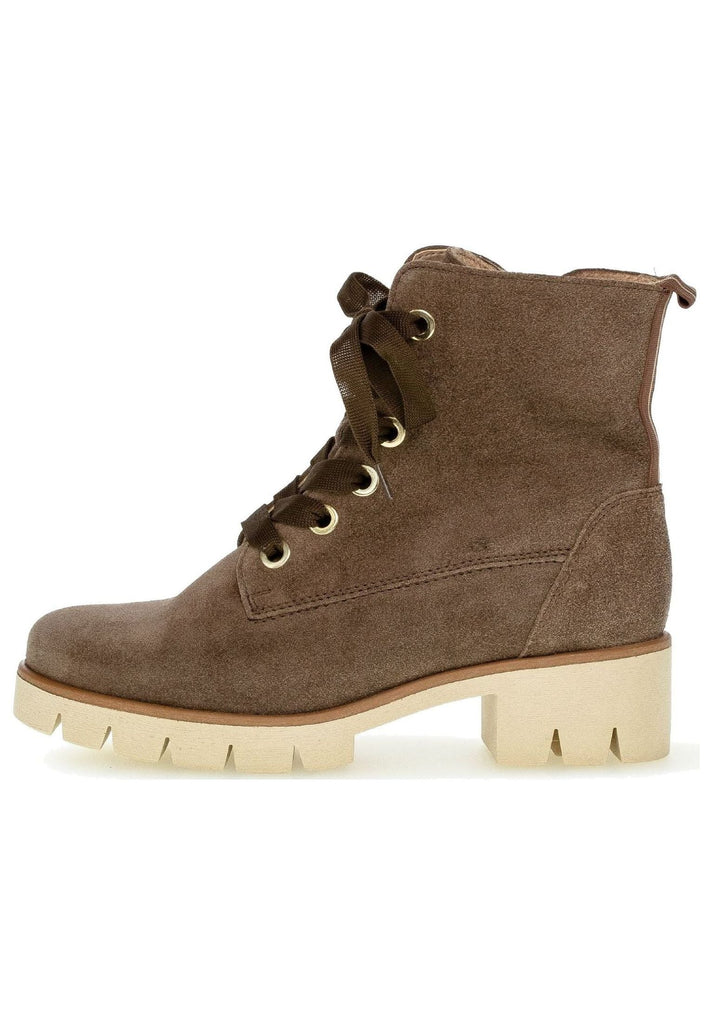 Gabor Stiefelette Veloursleder Braun Warmfutter - surf4shoes