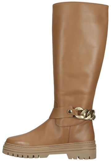 Gabor Stiefel Leder Hellbraun - surf4shoes