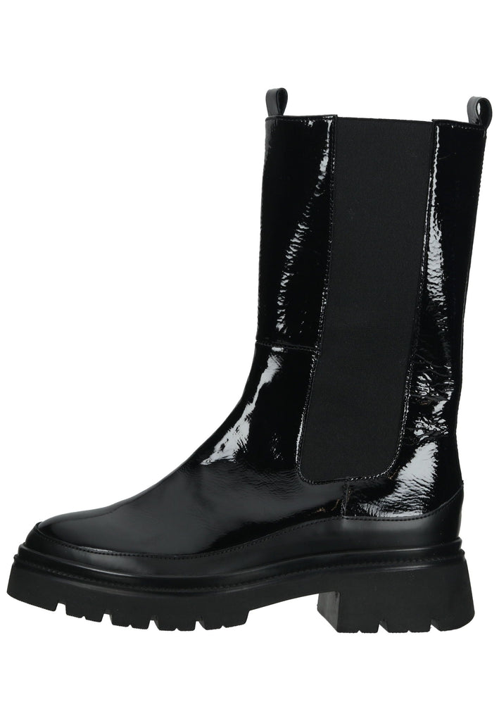Gabor Stiefelette Leder Schwarz Warmfutter - surf4shoes