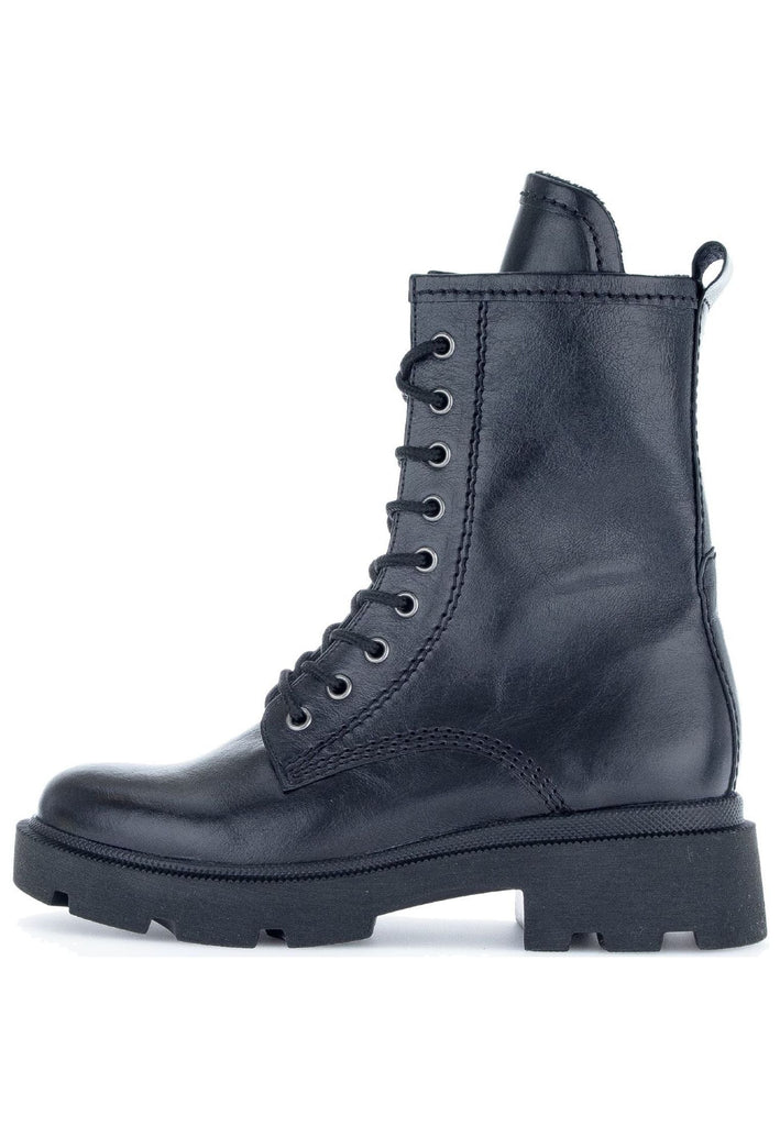 Gabor Stiefelette Glattleder Schwarz - surf4shoes