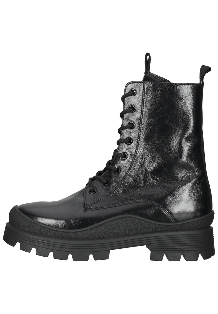 Gabor Stiefelette Glattleder Schwarz - surf4shoes