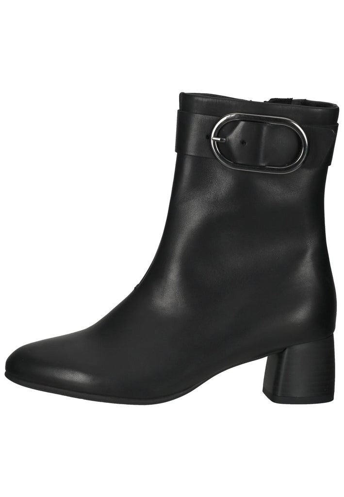 Gabor Stiefelette Glattleder Schwarz - surf4shoes